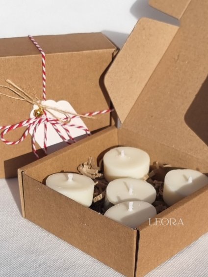 VOŇAVÁ KRABIČKA bezobalové čajové sviečky