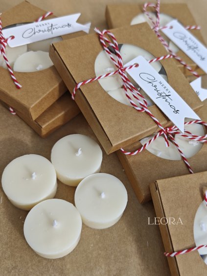 VOŇAVÁ MINI KRABIČKA bezobalové čajové sviečky