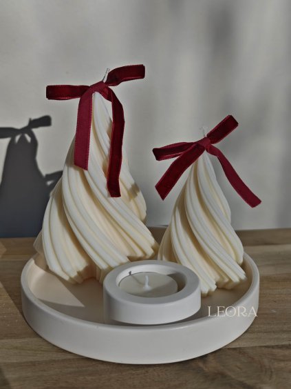 Biely set so stromčekami