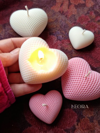 Srdiečko sójová sviečka