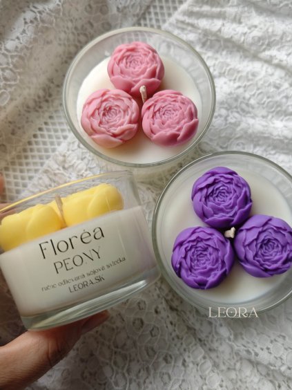 Floréa PEONY sójová sviečka