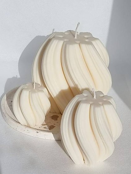 Snehová vločka sójová sviečka