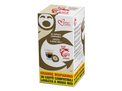 Italian coffee Gola Intenso kapszula Lavazza A Modo Mio 36db