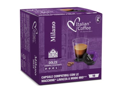 Italian coffee Caffé Milano Dolce kapszula Lavazza A Modo Mio-hoz 16 db
