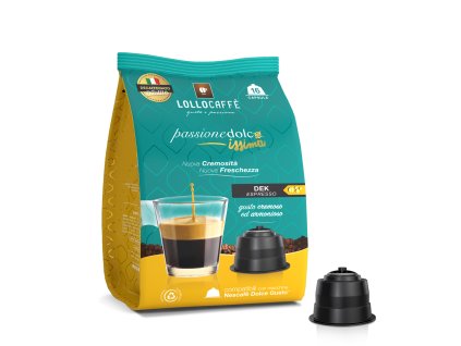 Lollo caffé Deca koffein nélküli kapszula Dolce Gusto-hoz 16 db
