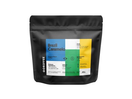 Goriffee BRAZIL CARAMELO MEDIUM ROAST 100% Arabica kávébab 250g