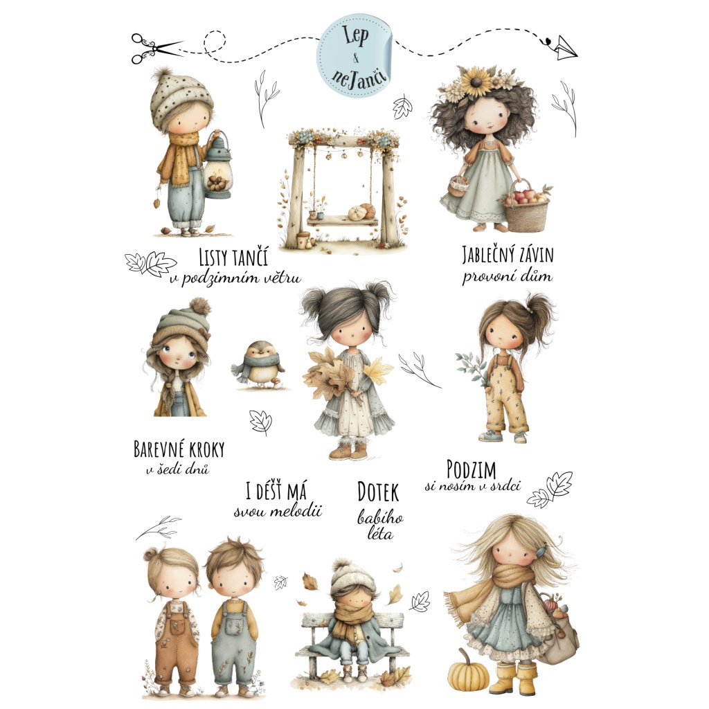 SAMOLEPKY BOHO PODZIM 2