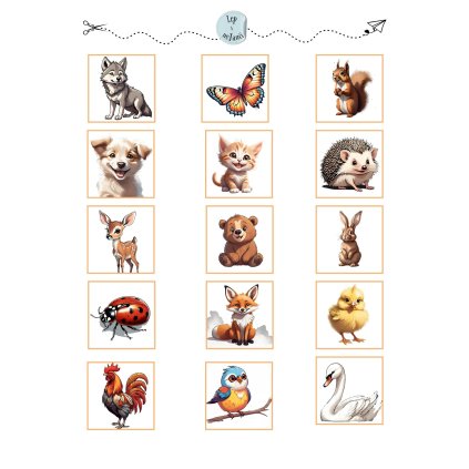 SAMOLEPKY ZNAČKY DO MŠ ZVÍŘÁTKA ČESKÉ 1