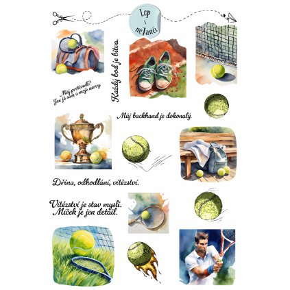 SAMOLEPKY TENIS 2