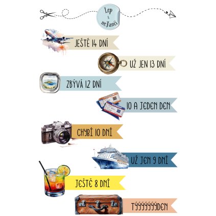 SAMOLEPKY ODPOČET DOVOLENÉ 1