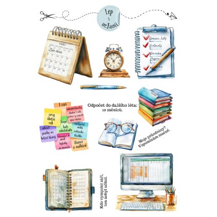 SAMOLEPKY UČITELKY PŘED ZAČÁTKEM ŠKOLNÍHO ROKU 2