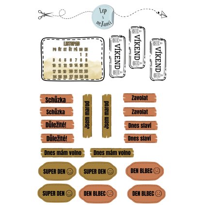 SAMOLEPKY LISTOPAD V BARVÁCH 2