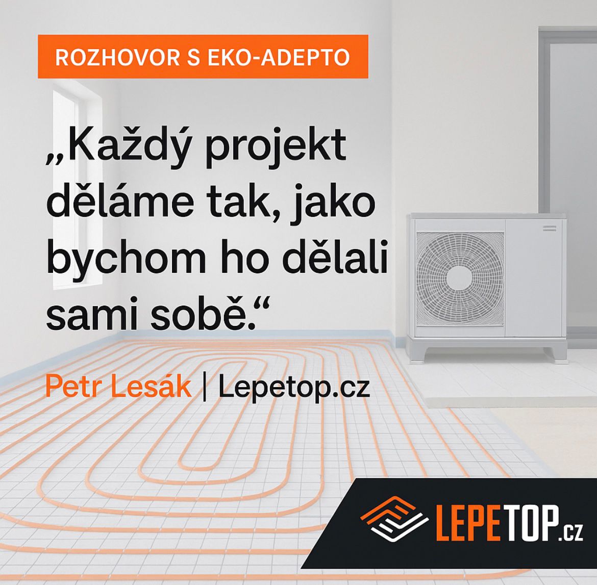 Proč zvolit podlahové topení od Lepetop.cz