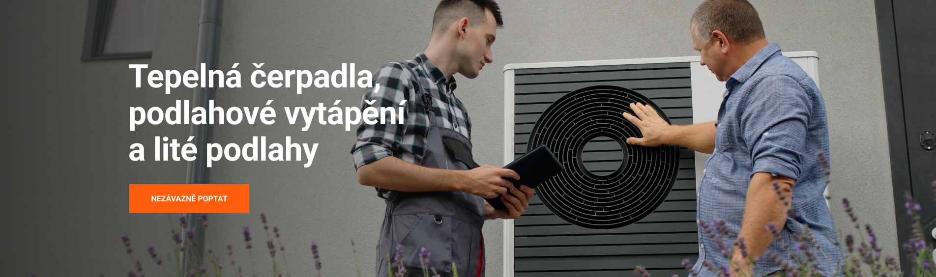 Tepelná čerpadla podlahové vytápění a lité podlahy
