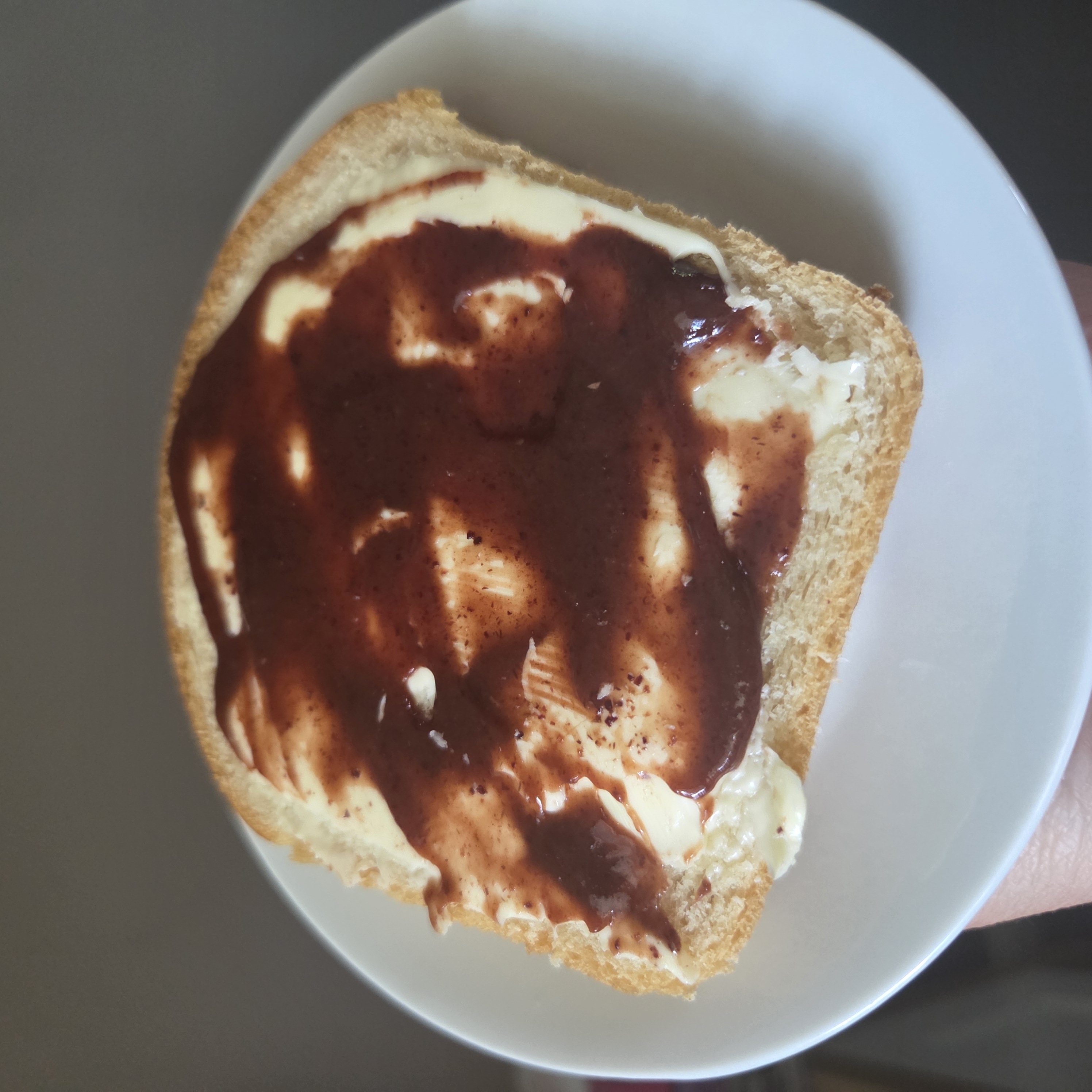 Namazaný toastový chléb