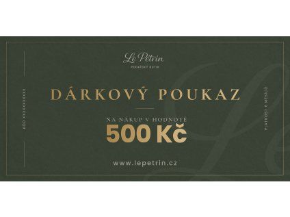 Tmavý kupón 500