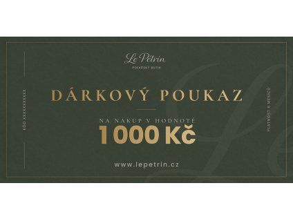 Tmavý kupón 1000