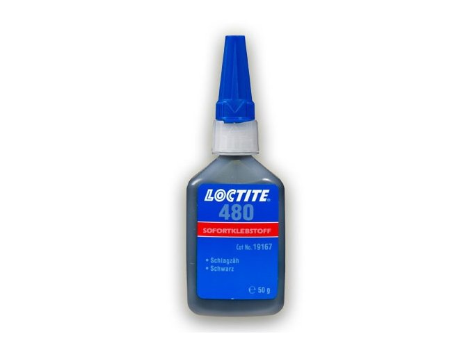 Loctite 480 - 50 g vteřinové lepidlo černé