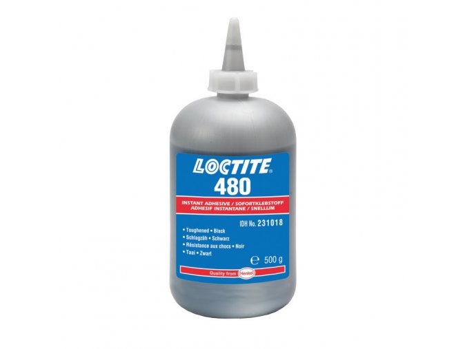 Loctite 480 - 500 g vteřinové lepidlo černé