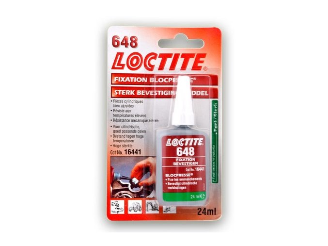 Loctite 648 - 24 ml upevňovač spojů VP - ZRUŠENO