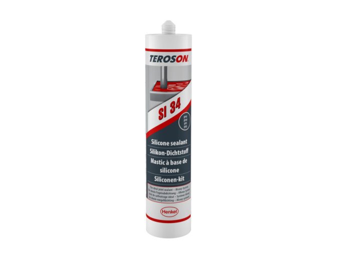 Teroson SI 34 - 300 ml šedý silikonový tmel