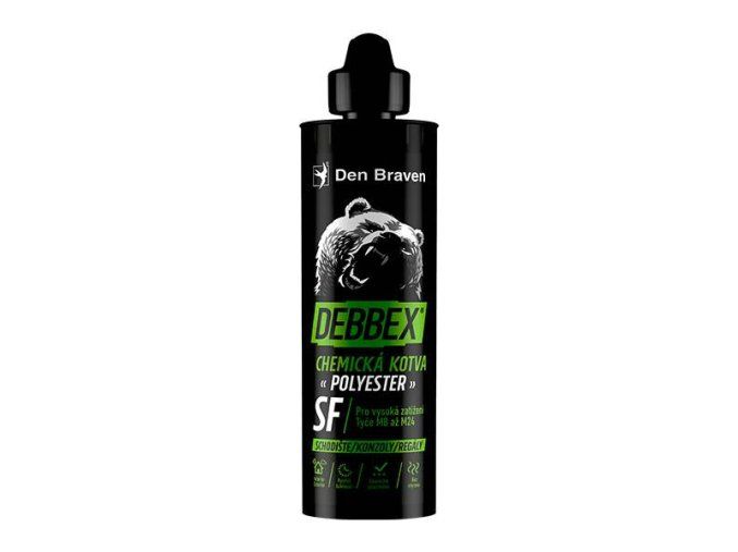 Debbex Chemická kotva bez styrenu POLYESTER SF - 380 ml kartuše