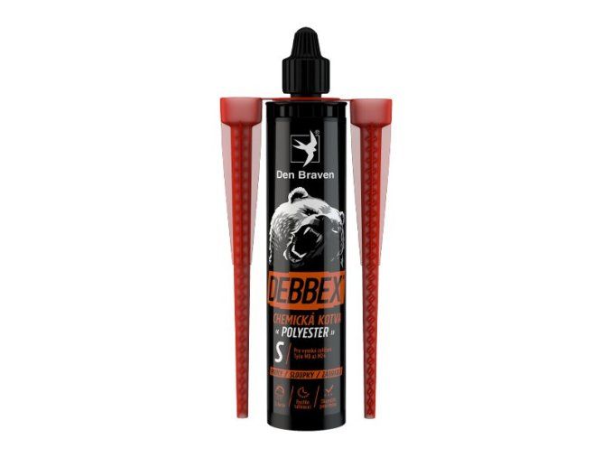 Debbex Chemická kotva POLYESTER S - 300 ml kartuše