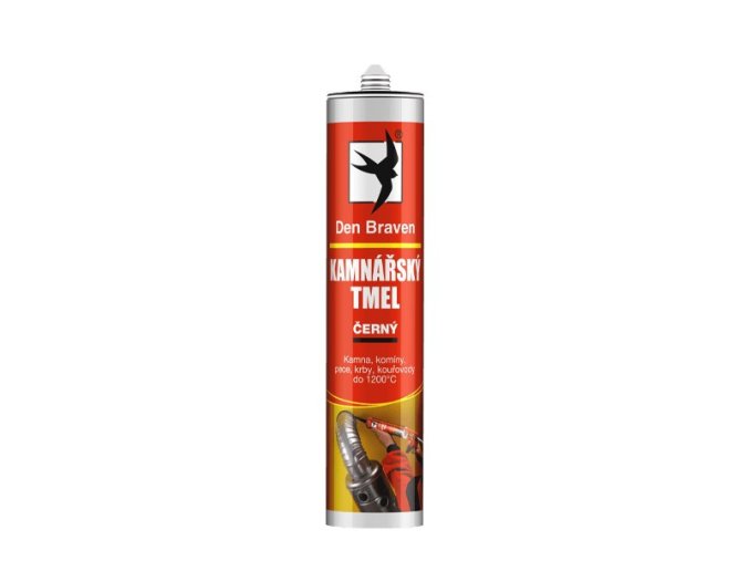 Den Braven Kamnářský tmel - 280 ml černá, kartuše