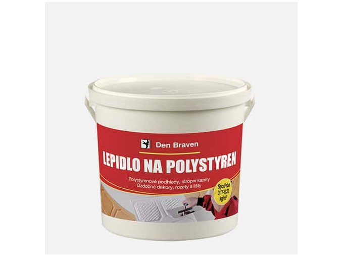 Den Braven Lepidlo na polystyren - 1 kg bílá, kelímek _50904BD