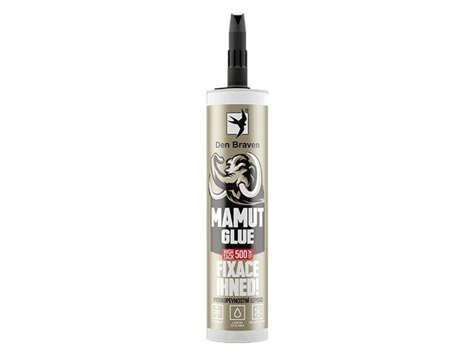 Den Braven Mamut Glue High tack - 290 ml černá, kartuše