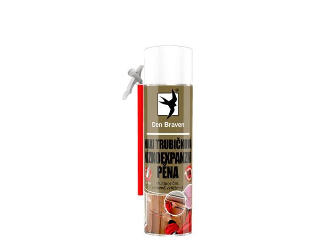 Den Braven Maxi nízkoexpanzní pěna, do -15C - 500 ml žlutá, trubičková _40122GD