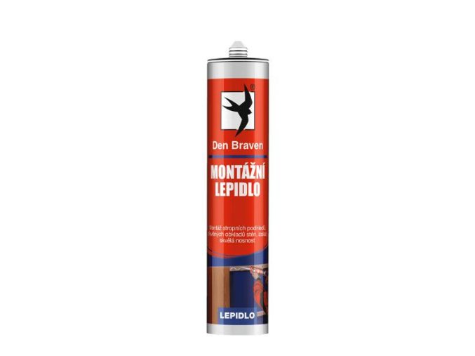 Den Braven Montážní lepidlo - 280 ml bílá, kartuše _50408RL