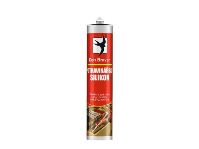 Den Braven Potravinářský silikon - 280 ml transparentní, kartuše _30816RL