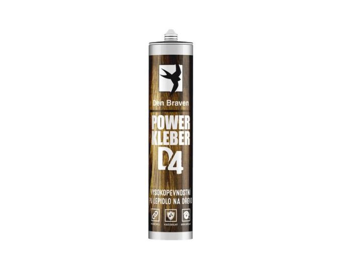 Den Braven POWER KLEBER (PU lepidlo) D4 - 300 ml krémová, kartuše _00432RL