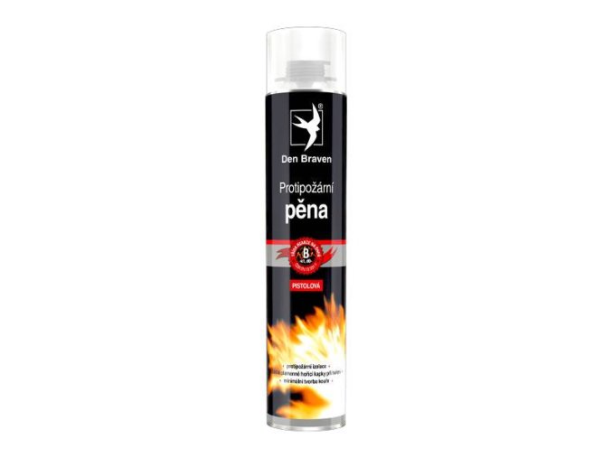 Den Braven Protipožární pěna - 750 ml červená, pistolová _403121RP