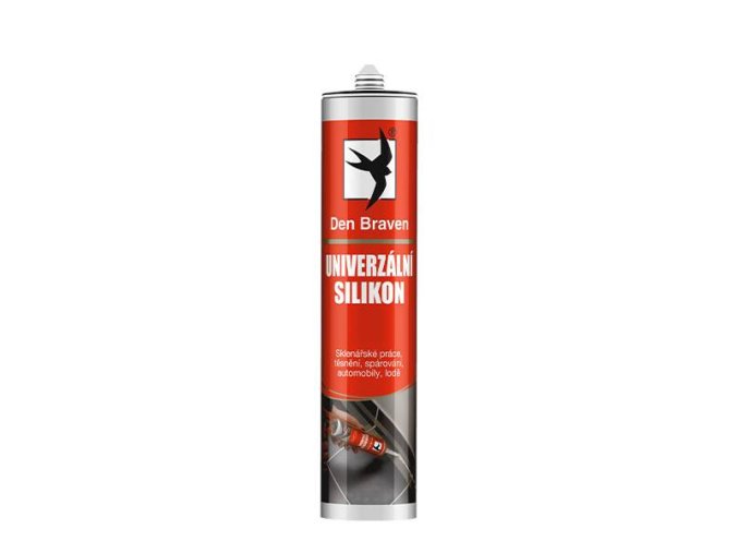 Den Braven Univerzální silikon - 280 ml černá, kartuše