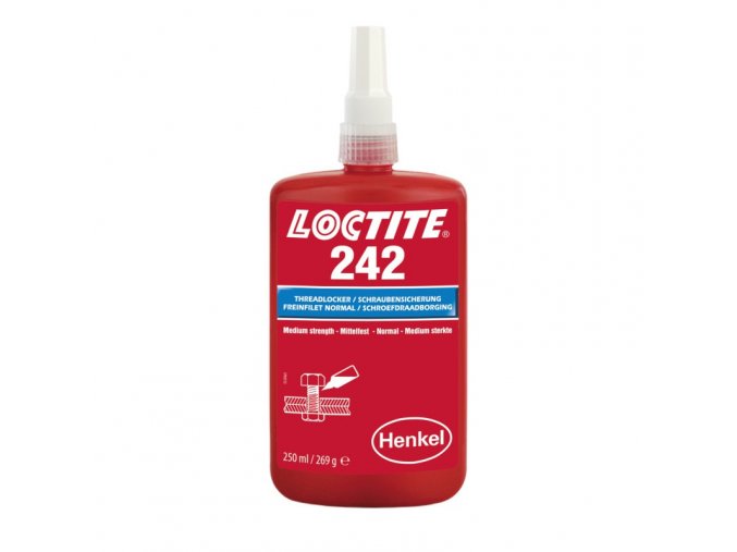 Loctite 242 - 250 ml zajišťovač šroubů SP