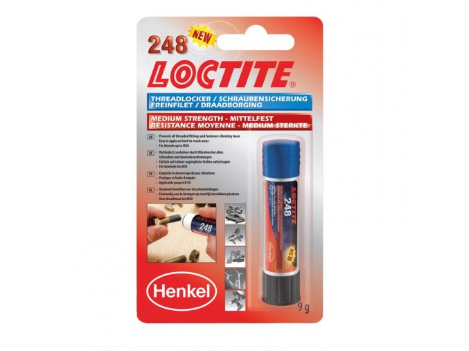 Loctite 248 - 9 g zajišťovač šroubů SP tyčinka