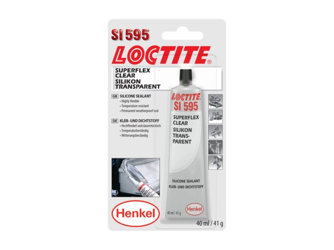 Loctite SI 595 - 40 ml čiré silikonové lepidlo SuperFlex