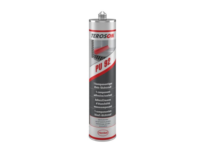 Teroson PU 92 - 310 ml černý, polyurethanové lepidlo