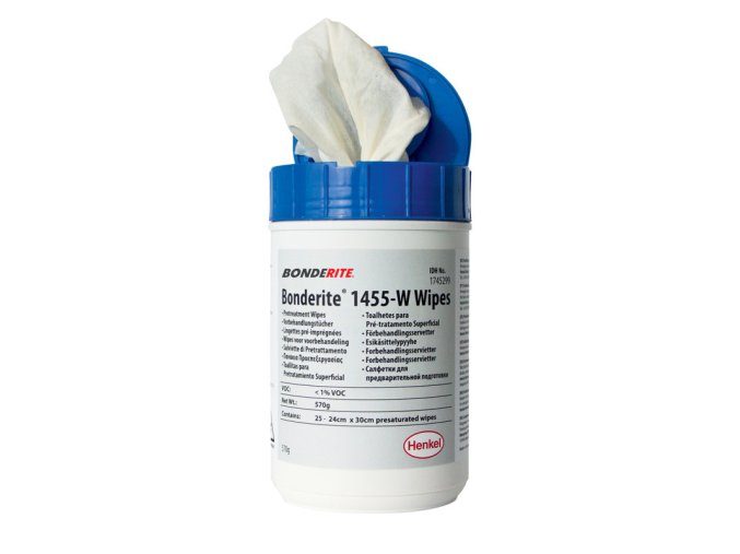 Bonderite M-NT 1455 utěrky - dóza 50 ks (1280g)