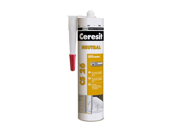 Ceresit CS 26 - 300 ml neutrální silikon pro lepení zrcadel