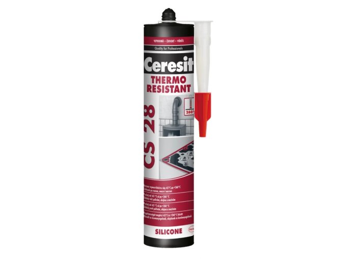 Ceresit CS 28 Thermo resistant - 300 ml tepelně odolný tmel červený