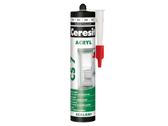 Ceresit CS 7 Acryl - 280 ml akrylový tmel bílý