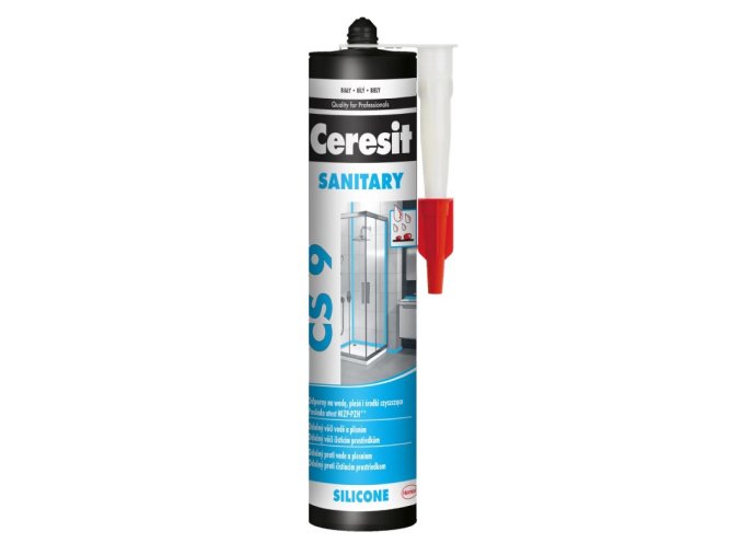 Ceresit CS 9 Sanitary - 280 ml sanitární silikon bílý