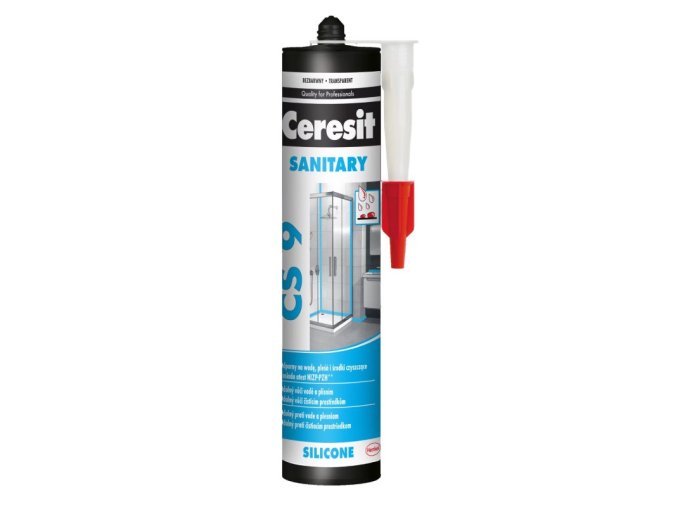 Ceresit CS 9 Sanitary - 280 ml sanitární silikon transparentní