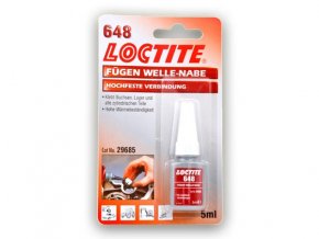 Loctite 648 - 5 ml upevňovač spojů VP