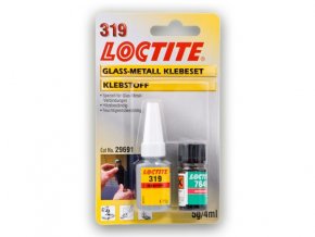 Loctite AA 319/7649 - 5 g/4 ml sada lepidlo sklo - kov