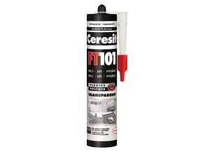 Ceresit FT 101 - 280 ml lepící tmel na všechny materiály transparent