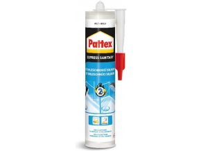 Pattex Rychleschnoucí sanitární silikon - 280 ml bílý